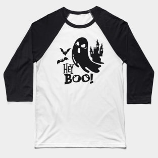 Halloween Boo Design Baseball T-Shirt